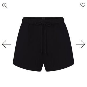 NWT Skims Cotton Fleece Classic Short Onyx Size Small